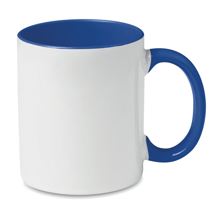 Mug en céramique publicitaire 240ml Sublimcoly Bleu royal
